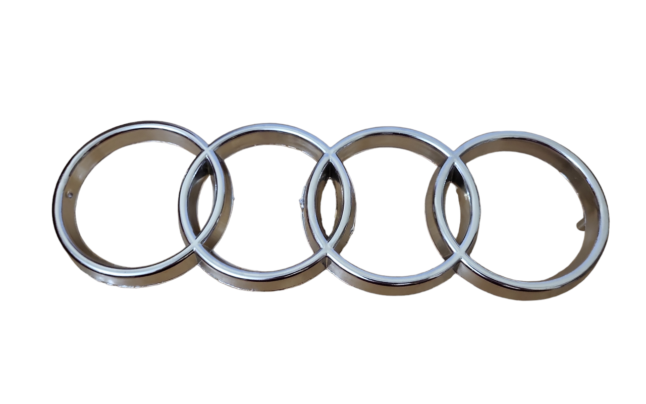 Емблема значок на капот в решітку радіатора Audi Ауді 255х83мм УЦІНКА!