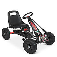 Велокарт детский Bambi kart M 0645(2)-2 черный, Toyman