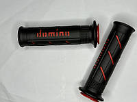 Мото ручки грипсы мягкие фирменные из Италии Domino Original красные