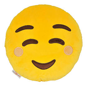 Декоративна подушка-емоджі "Smile" Tigres ПД-0314, 28 см, Toyman