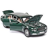 Детская металлическая машинка Bentley Mulsanne АВТОПРОМ 7694 на батарейках Зеленый, Toyman