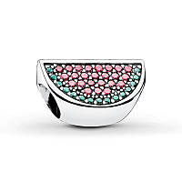 Серебряный шарм Pandora Watermelon 791901CZR MN, код: 7359463