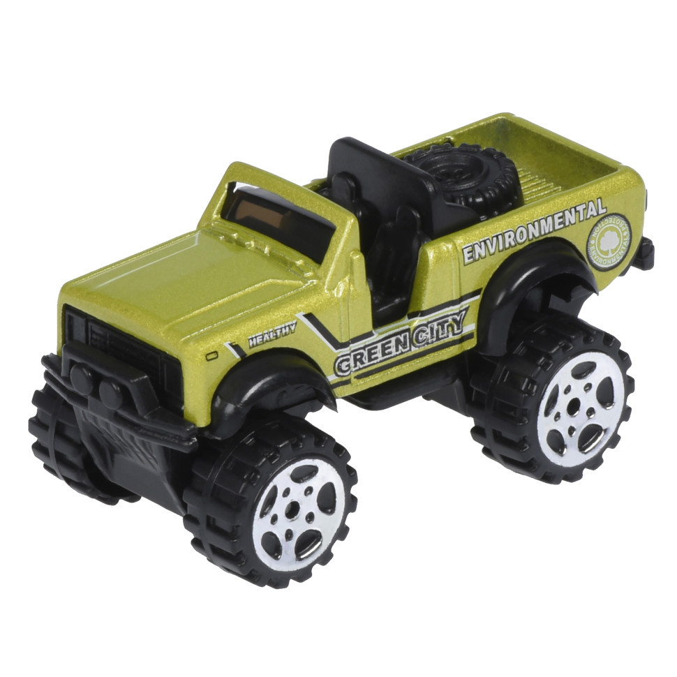 Модель транспорту АвтоПром 7632 масштаб 1:64, металева Green City, Toyman