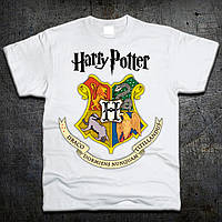 Футболка Fruit of the Loom Хогвартс Гарри Поттер Hogwarts Harry Potter Белый 104 см (4116) GL, код: 7584125