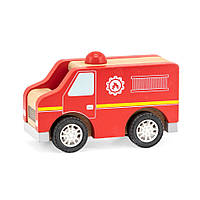 Игрушечная машинка Пожарная Viga Toys 44512 деревянная, Toyman