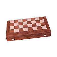 Шахматы, шашки и нарды Manopoulos, шашки дерево 32х30см Цвет доски махагон (TS3MBLA) IB, код: 2351108