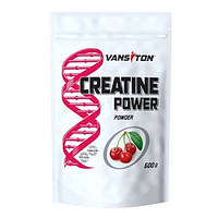 Креатин моногидрат Vansiton Creatine Monohydrate 500 g 100 servings Cherry ZZ, код: 7966120