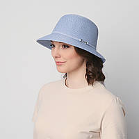 Шляпа женская с маленькими полями LuckyLOOK 843-944 One size Голубой ZZ, код: 7440077