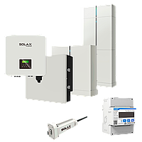 Комплект Solax 5.2: Трифазний гібридний інвертор на 10 кВт, з АКБ на 9,3 кВт*год
