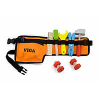 Игровой набор Пояс с инструментами Viga Toys 50532 деревянный, Toyman