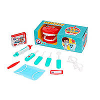 Детская игрушка "Набор стоматолога" ТехноК 7341TXK, 11 предметов, Toyman