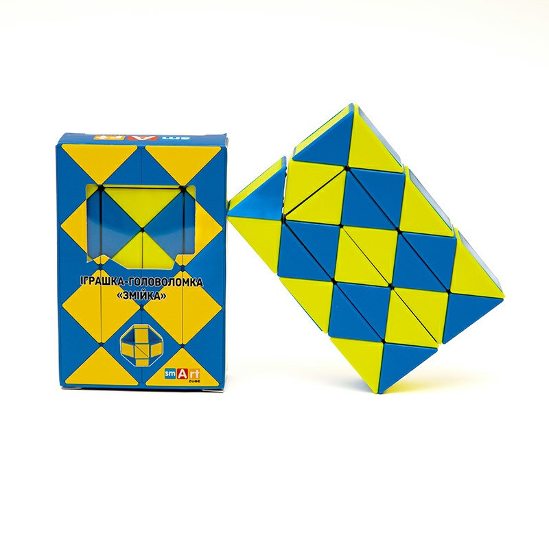 Головоломка "Змійка синьо-жовта" Smart Cube SCU024, Toyman