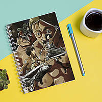 Скетчбук Sketchbook блокнот для рисования с принтом Attack on Titan - Вторжение титанов 4 А3 ZZ, код: 8301380