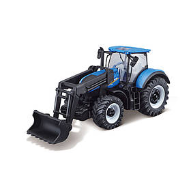 Дитяча іграшка Трактор NEW HOLLAND T7.315 Bburago 18-31632 з фронтальним навантажувачем, Toyman