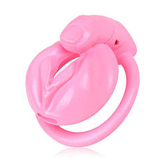Пояс вірності для чоловіків Excited Finger Caress Chastity Device Pink Bdsm4u ZZ, код: 8370750