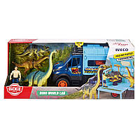 Игрушечный грузовик Dickie Toys Iveco Daily 4x4 и 3 фигурки динозавров Разноцветный (OL218369 MN, код: 8305382