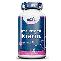 Ниацин Haya Labs Niacin Time Release 250 mg 100 Tabs ZZ, код: 8062122