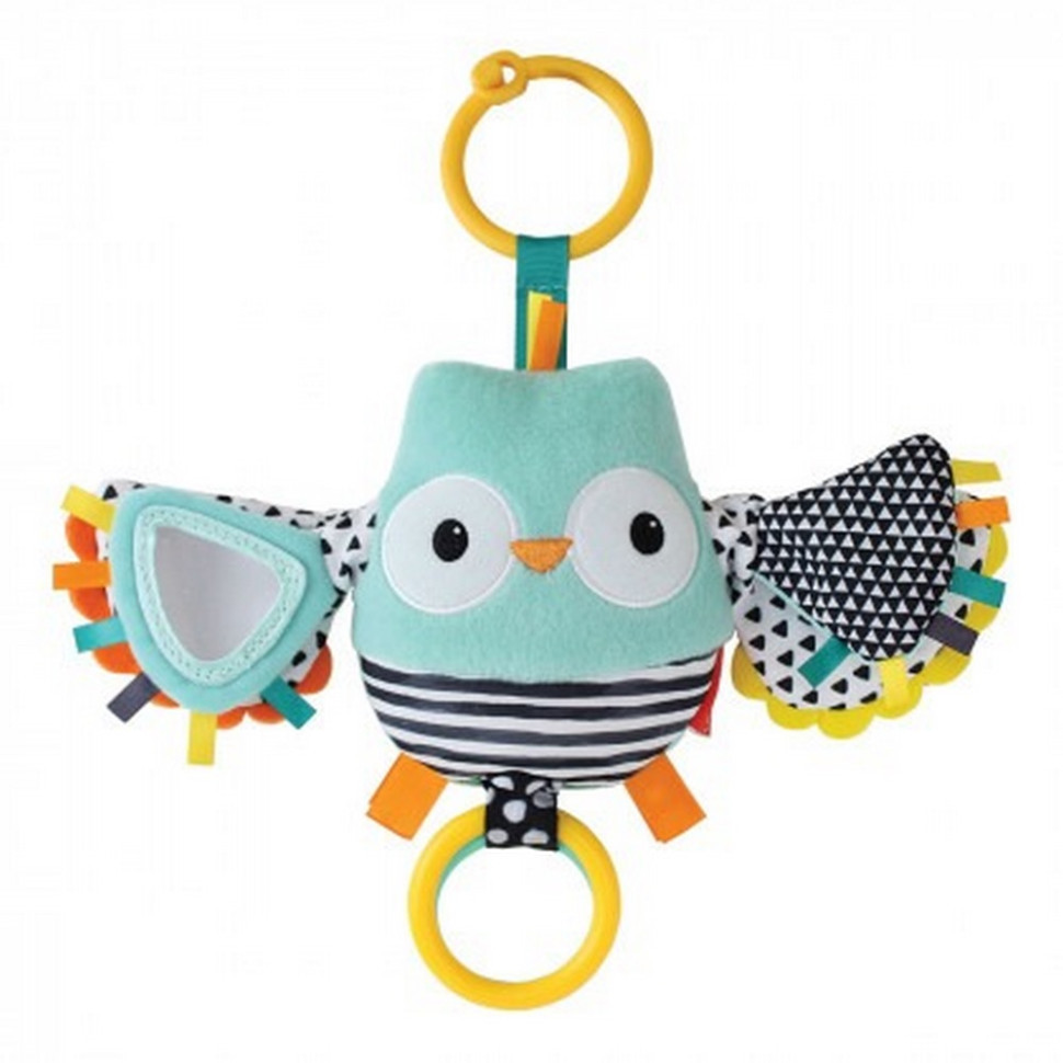 Іграшка м'яка навісна "Сова" INFANTINO 216320I з вібрацією, Toyman