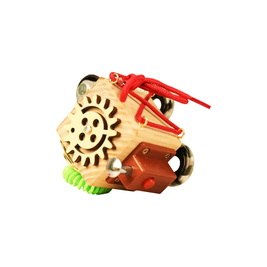 Розвиваюча іграшка Бізікуб "Дорожній" Temple Group TG200139 5х5х5 см, Toyman