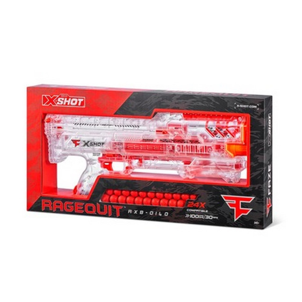 Скорострільний бластер X-SHOT 36498 Chaos FAZE Ragequit (24 кульки), Toyman
