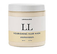 Питательная маска для волос с маслом авокадо NOURISHING HAIR MASK LoveLoss 250 мл MN, код: 8163657