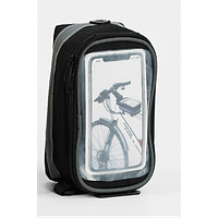 Сумка велосипедна 1 основне відділення прозора кишеня під смартфон на липучках світловідбивні встав