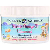 Омега-3 Nordic Naturals Omega-3 Вкус Мандарина 60 жевательных конфет GL, код: 1846610