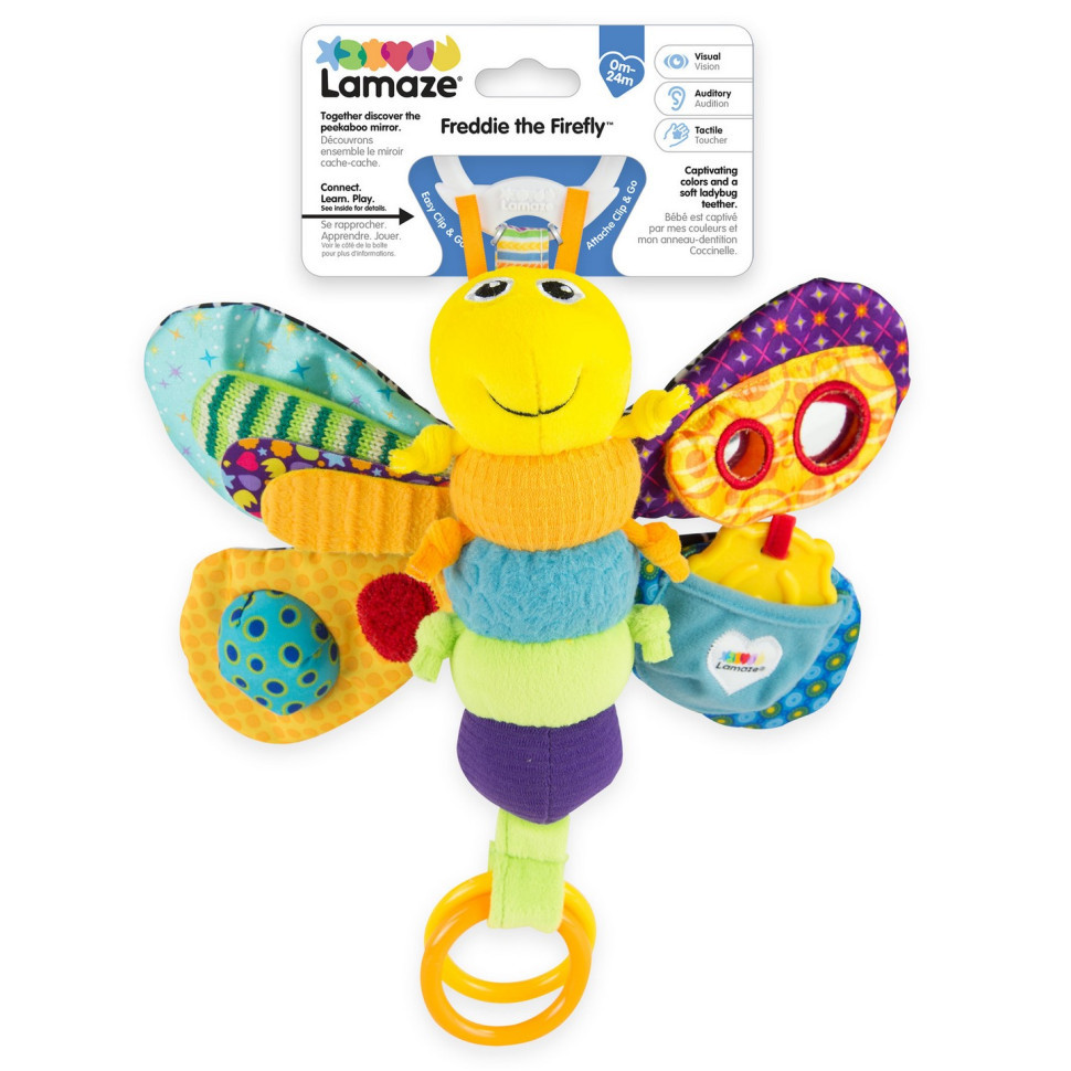 М'яка іграшка-підвіска Метелик Lamaze L27024 із прорізувачем і пискавкою, Toyman