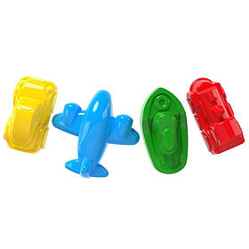 Іграшка "Транспорт" ТехноК 1486TXK формочки для піску, Toyman