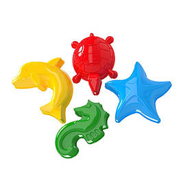 Іграшка "Морські тварини" ТехноК 2421TXK формочки для піску, Toyman