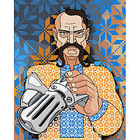 Картина за номерами "Український кіборг" ©mosyakart Идейка KHO2594, 40х50 см, Toyman