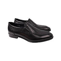 Туфлі чоловічі Lido Marinozi Чорні натуральна шкіра 242-21DT 45 GL, код: 7369733