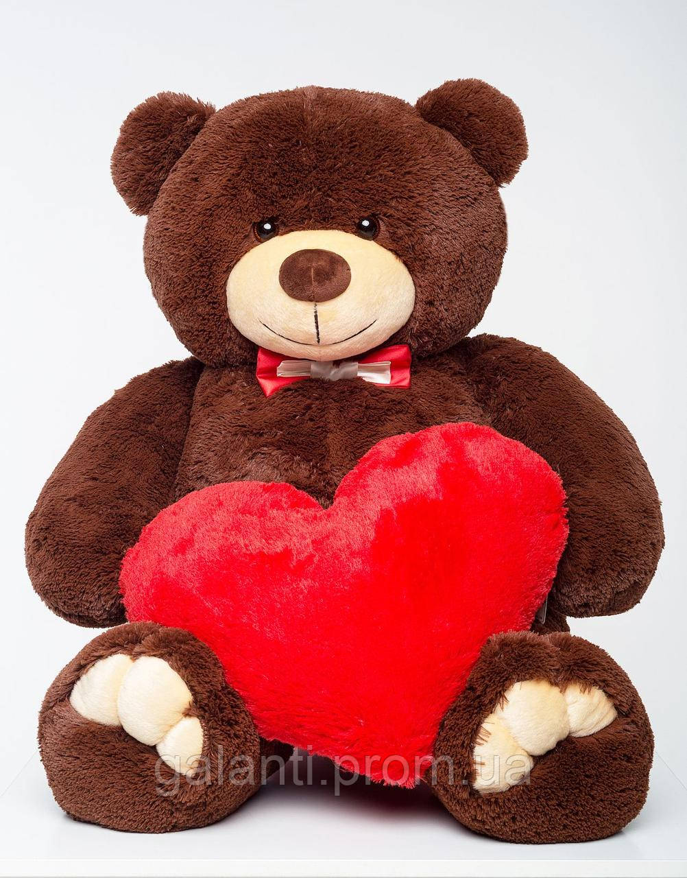 Плюшевий ведмедик із серцем Mister Medved Ренді 130 см Бурий GL, код: 7375033