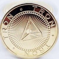 Монета сувенирная Eurs Tron TRX Золотой цвет (TRX-G) IB, код: 8149973