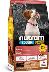 Корм Nutram S2 Sound Balanced Wellness Puppy сухий для цуценят з куркою та цільними яйцями 2 кг ZZ, код: 8451565