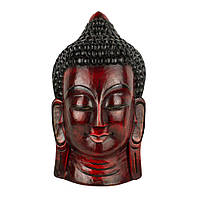 Маска Ручная Работа Непальская Будда 48,5x26,5x13.5 см Красный (25278) ZZ, код: 2455492