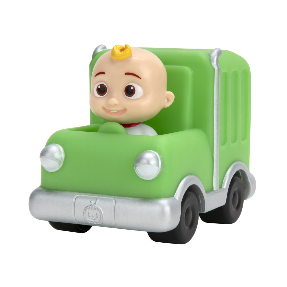 Машинка CoComelon Mini Vehicles Green Trash Truck Зелений сміттєвоз CMW0014, Toyman