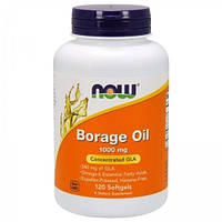 Масло огуречника NOW Foods Borage Oil 1000 mg 120 Softgels IB, код: 7693391