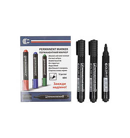 Маркер чорний COLOR-IT 8004(Black) Diamont "C", Toyman