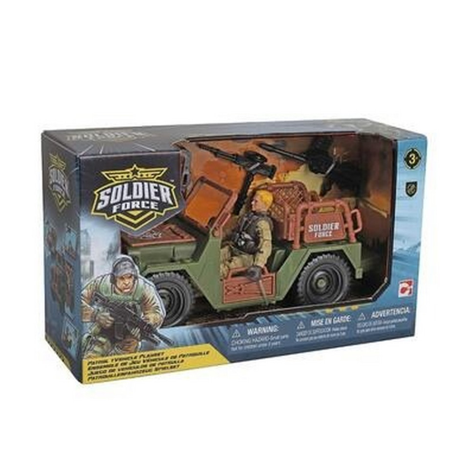 Ігровий набір "Солдати" Chap Mei 545301-1 PATROL JEEP, Toyman