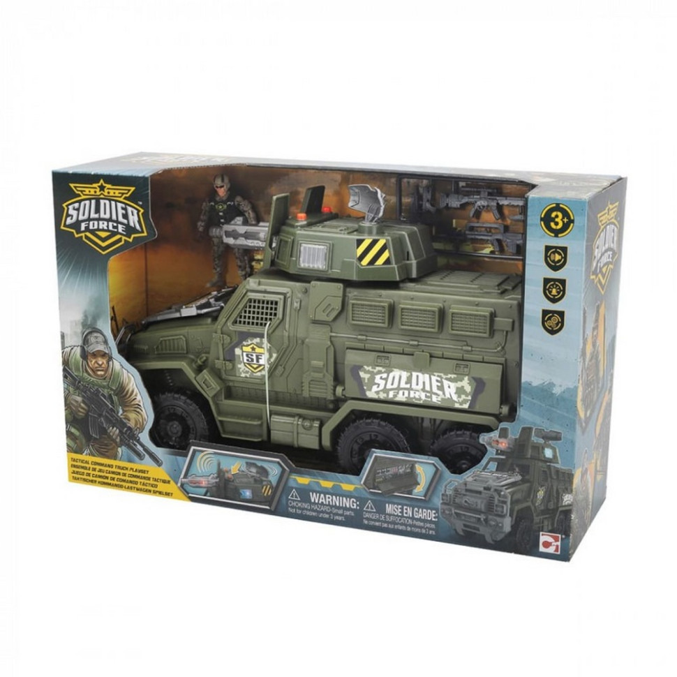 Ігровий набір "Солдати" Chap Mei 545121 TACTICAL COMMAND TRUCK PLAYSET, Toyman