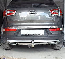 Фаркоп Kia Sportage 3 SL 2010-2015 (Кіа Спортейдж 3) без підрізу бампера, фото 3