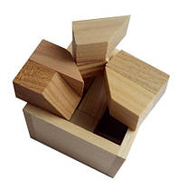 Дерев'яна головоломка Крути Верть Чикаго мала 4х6х6 см (nevg-0010) IB, код: 119439, фото 2