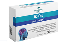 Диетическая добавка "IQ Oil + Омега 3" Langsteiner, 30 капсул