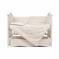 Комплект детской постели в кроватку "Eco Line New" Twins 4091-E-023, 6 элементов, Toyman