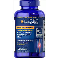 Препарат для суставов и связок Puritan's Pride Glucosamine Chondroitin MSM Double Strength Jo GL, код: 8207088