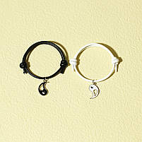 Парні браслети для друзів на руку зі східною тематикою Інь-Янь з довжиною від 14 до 30 см 28047, фото 7