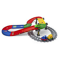 Игровой набор Железнодорожная магистраль Play Tracks Wader 51530 трасса 3,4 метра, Toyman