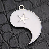 Парні браслети для друзів Прикраси для закоханих. Браслети інь янь для двох, фото 5