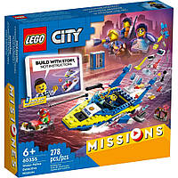 Конструктор LEGO City Missions Детективные миссии водной полиции 60355, Toyman